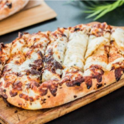 Pesto, Cheese and Bacon Bread